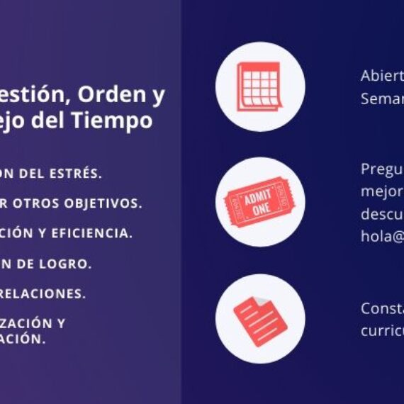 Curso Autogestión, Orden y Manejo del Tiempo