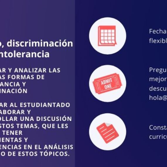 Racismo, discriminación e intolerancia.
