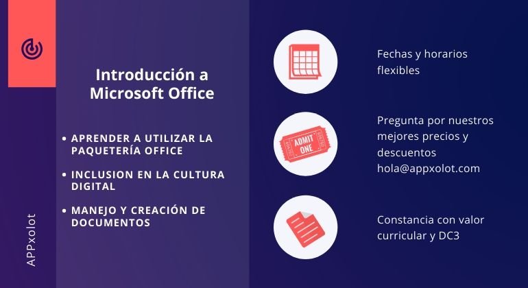 Curso de Introducción a Microsoft Office | Taller, Diplomado, Conferencia