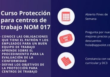 Protección para centros de trabajo, NOM-017