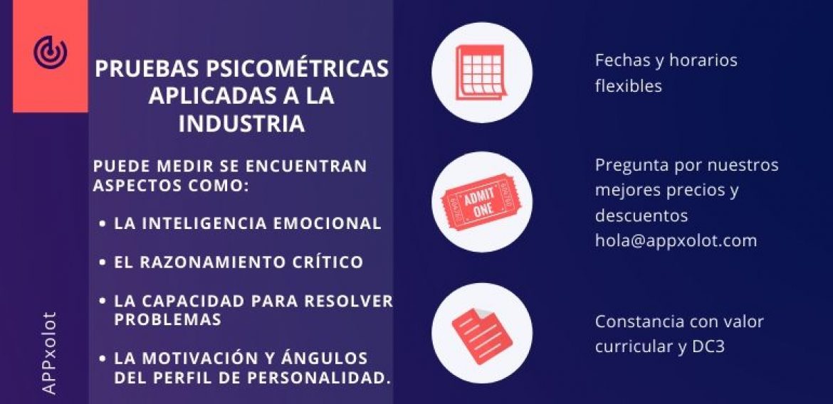 PRUEBAS PSICOMÉTRICAS APLICADAS A LA INDUSTRIA