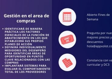 Gestión en el área de compras