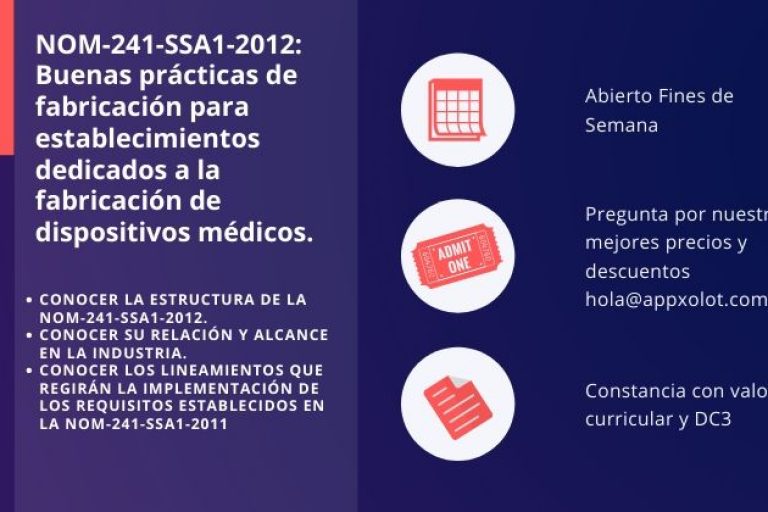 NOM-241-SSA1-2021: Buenas Prácticas de Fabricación de Dispositivos Médicos