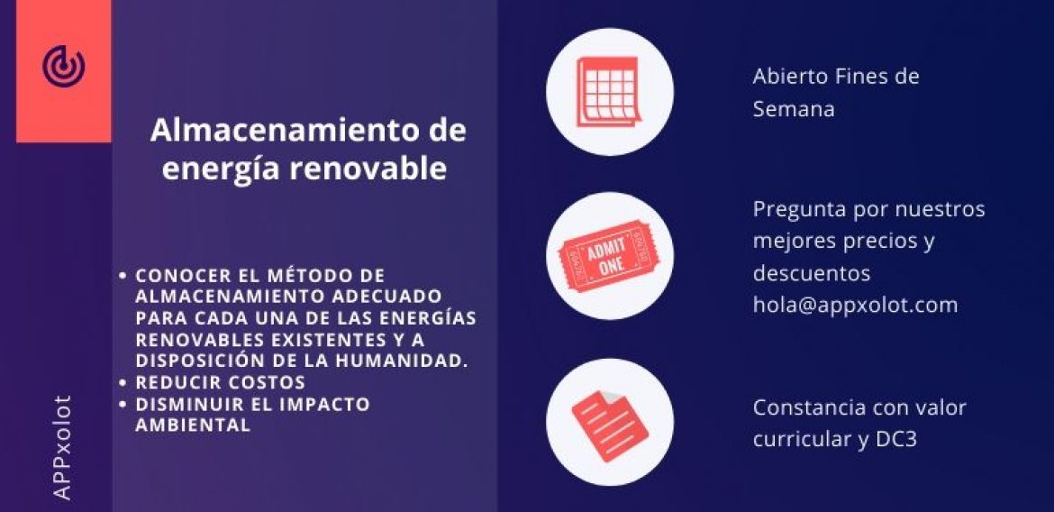 Almacenamiento de energía renovable
