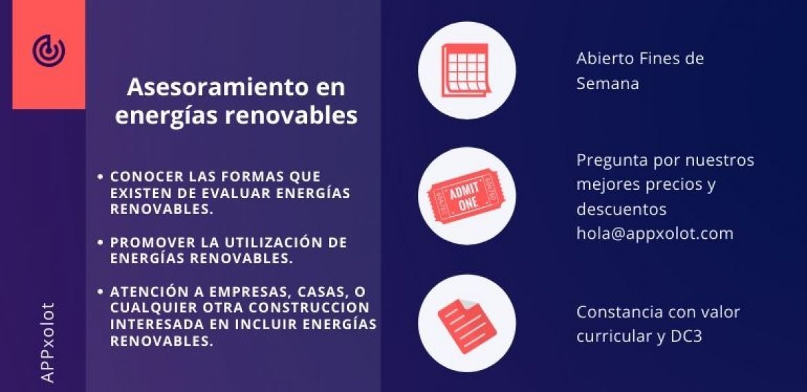 Asesoramiento en energías renovables