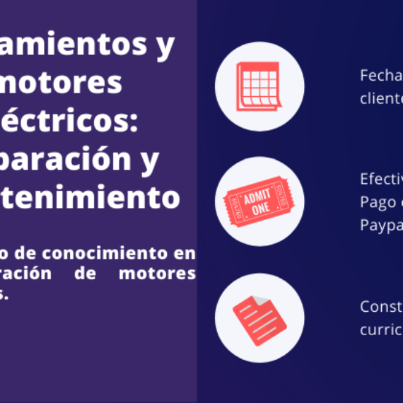 Rodamientos y motores eléctricos: Reparación y mantenimiento