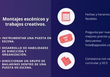 Montajes escénicos y trabajos creativos