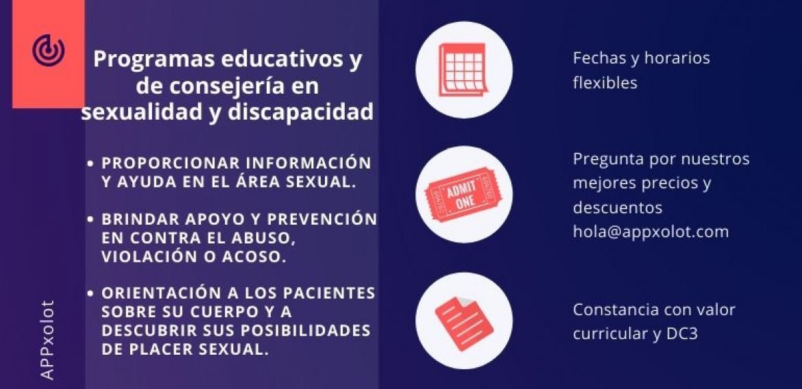 Programas educativos y de consejería en sexualidad y discapacidad