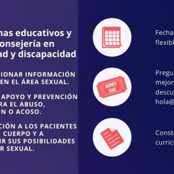 Programas educativos y de consejería en sexualidad y discapacidad