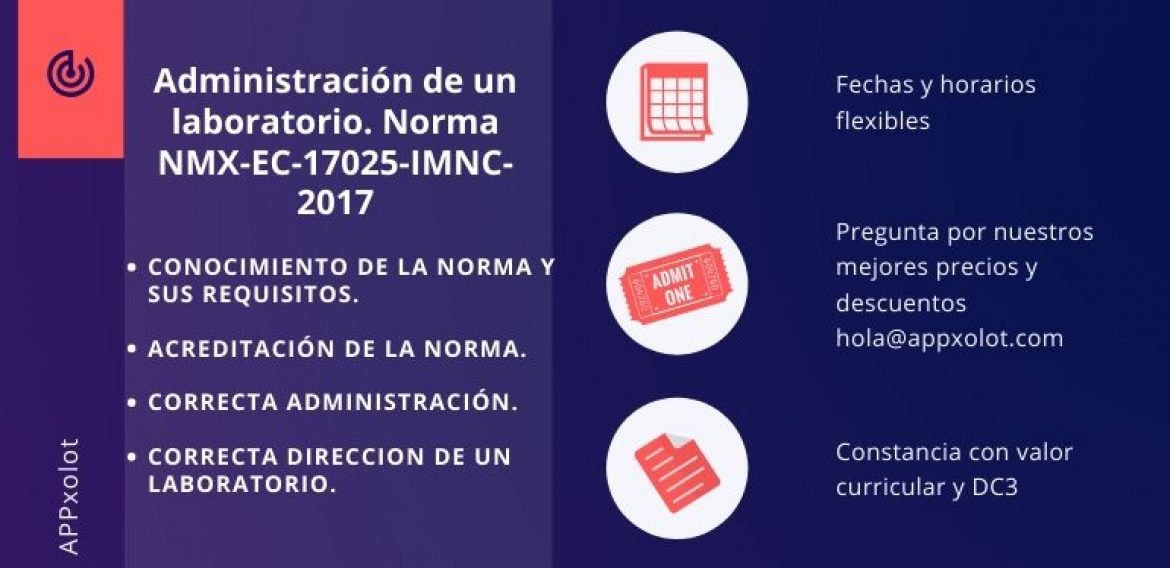Administración de un laboratorio Norma NMX-EC-17025-IMNC-2017