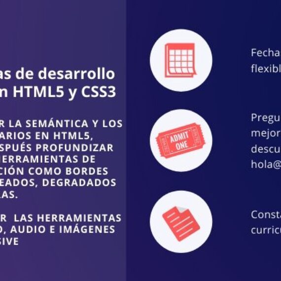 Técnicas de desarrollo web con HTML5 y CSS3