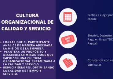 CULTURA ORGANIZACIONAL DE CALIDAD Y SERVICIO