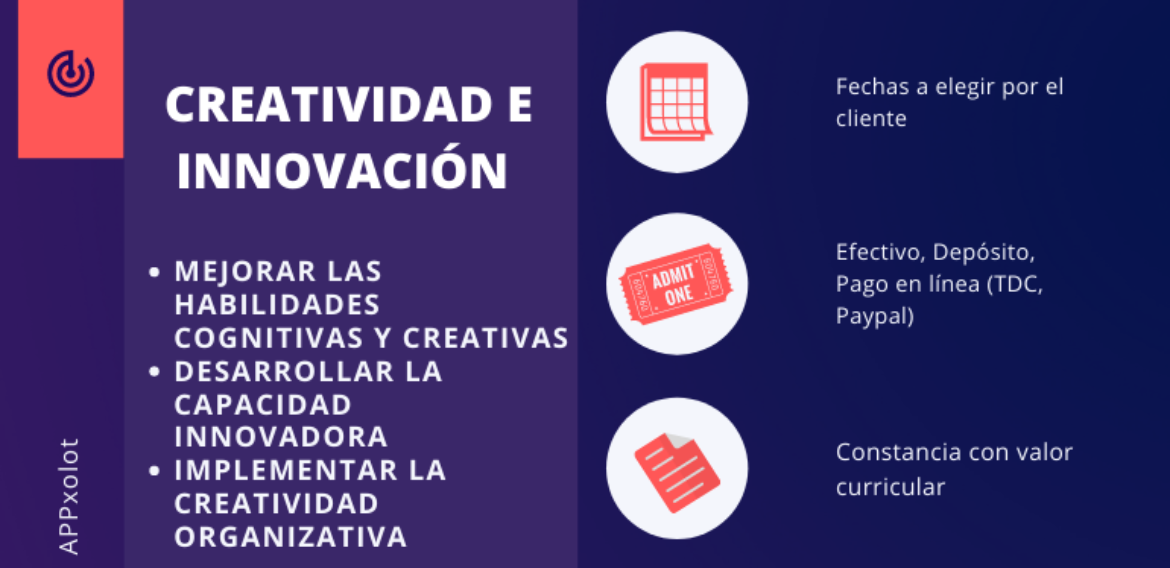 CURSO DE APLICACIÓN DE CREATIVIDAD E INNOVACIÓN