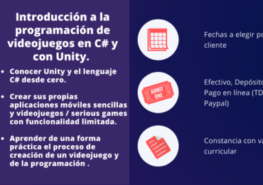 Curso introducción a la programación de videojuegos en C# y UNITY