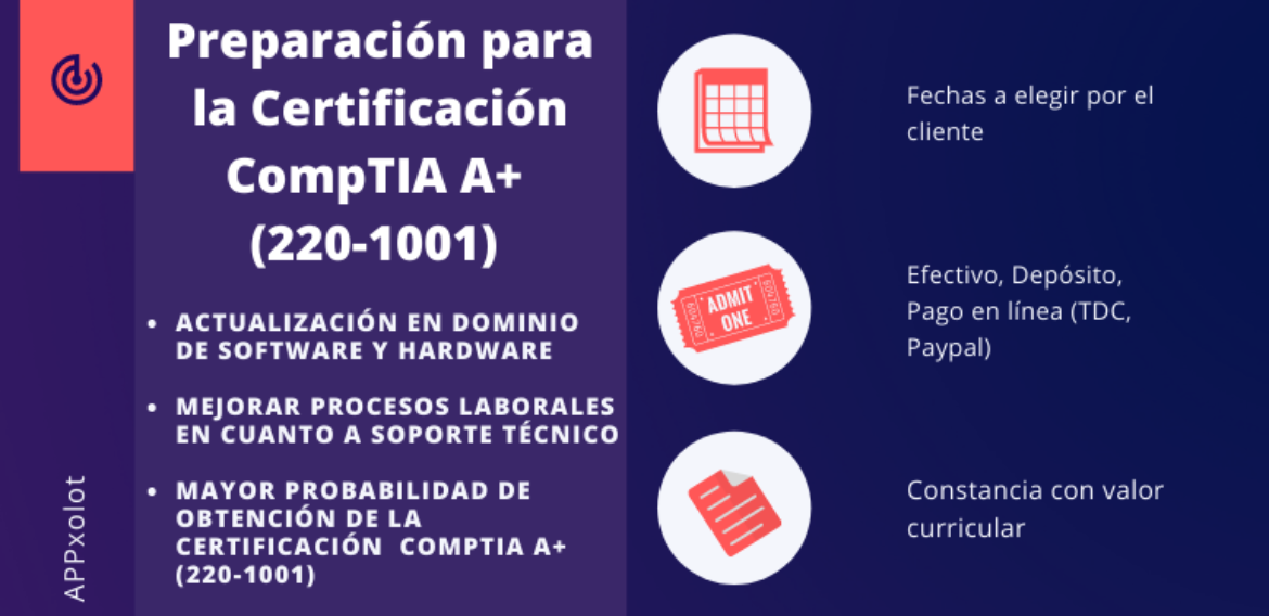 CURSO Preparación para la Certificación CompTIA A+ (220-1001)