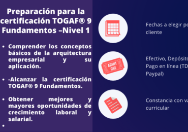 Preparación para la certificación TOGAF® 9 –Nivel 1