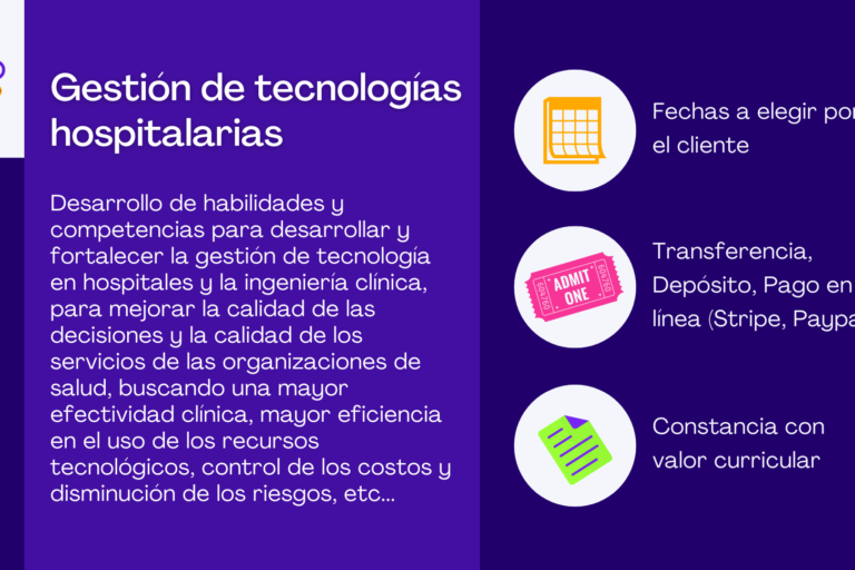 Gestión de tecnologías hospitalarias 