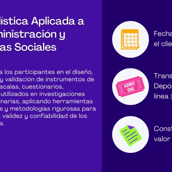 Estadística Aplicada a la Administración y Ciencias Sociales