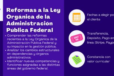Reformas a la Ley Orgánica de la Administración Pública Federal