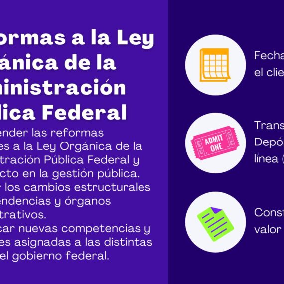 Reformas a la Ley Orgánica de la Administración Pública Federal