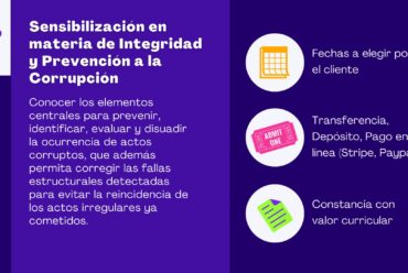 Sensibilización en materia de Integridad y Prevención a la Corrupción 