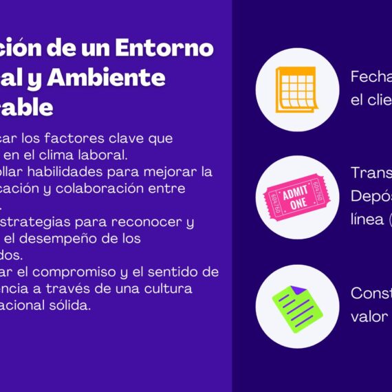 Creación de un Entorno Laboral y Ambiente Favorable 