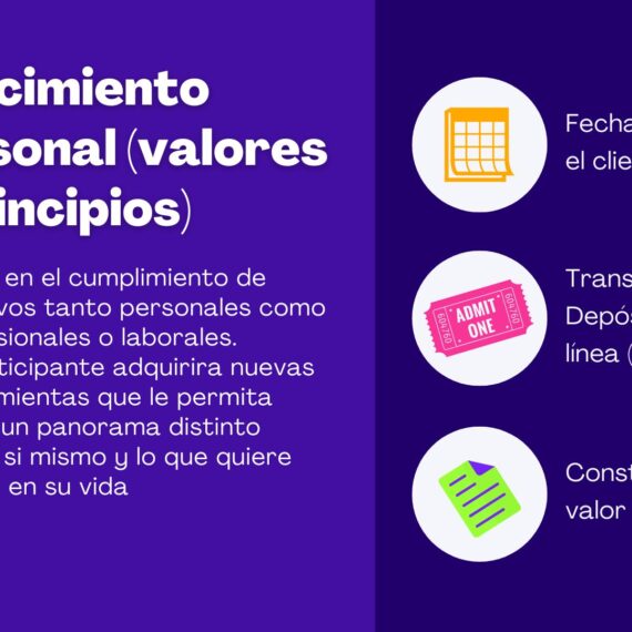 Crecimiento personal (valores y principios) 