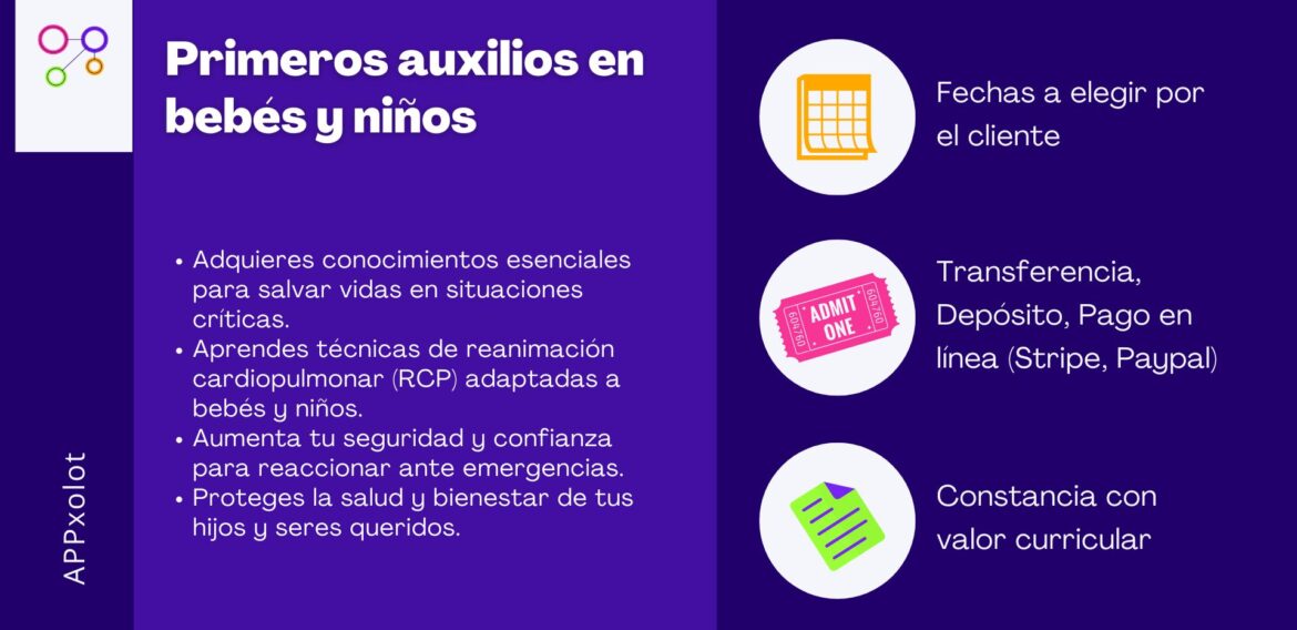 Primeros auxilios en bebés y niños 