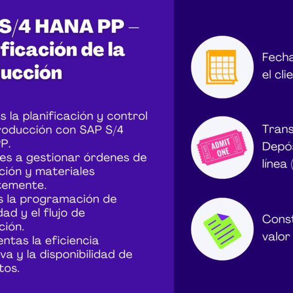SAP S/4 HANA PP – Planificación de la Producción  