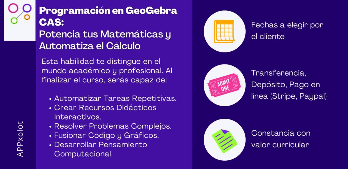 Programación en GeoGebra CAS