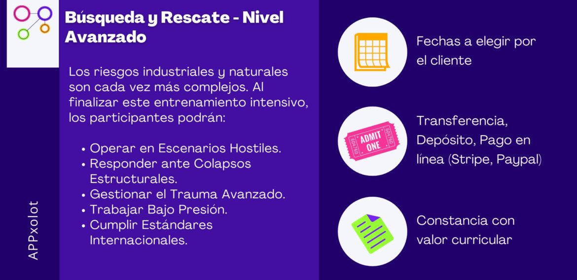 Búsqueda y Rescate – Nivel Avanzado