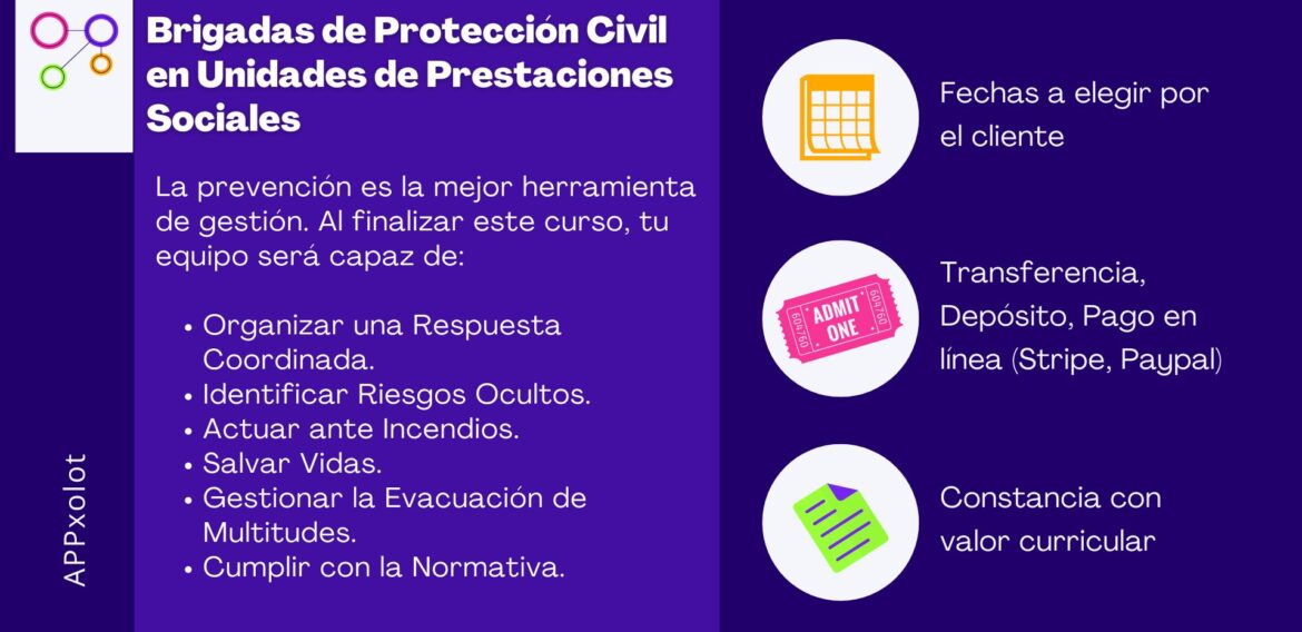 Brigadas de Protección Civil en Unidades de Prestaciones Sociales