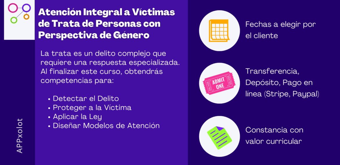 Atención Integral a Víctimas de Trata de Personas con Perspectiva de Género