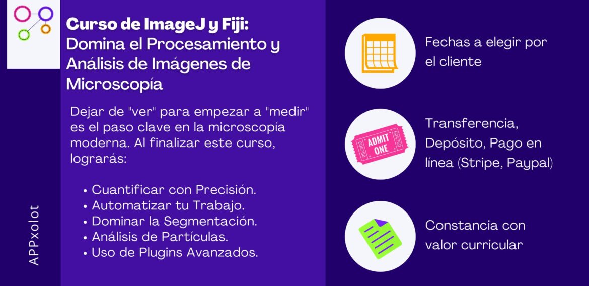 ImageJ y Fiji: Domina el Procesamiento y Análisis de Imágenes de Microscopía