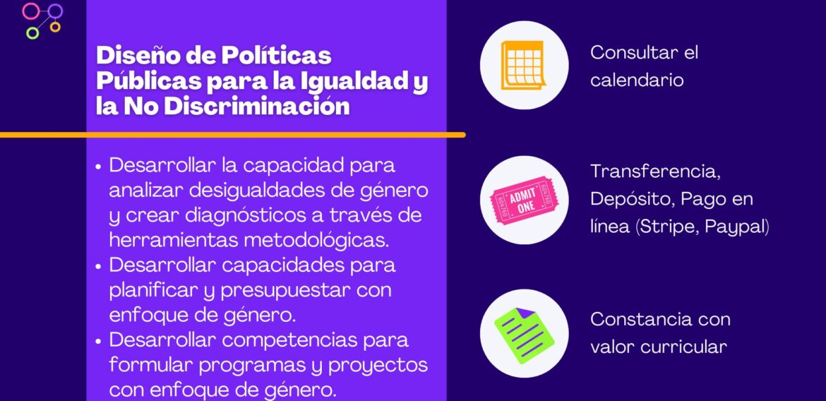 Diseño de Políticas Públicas para la Igualdad y la No Discriminación