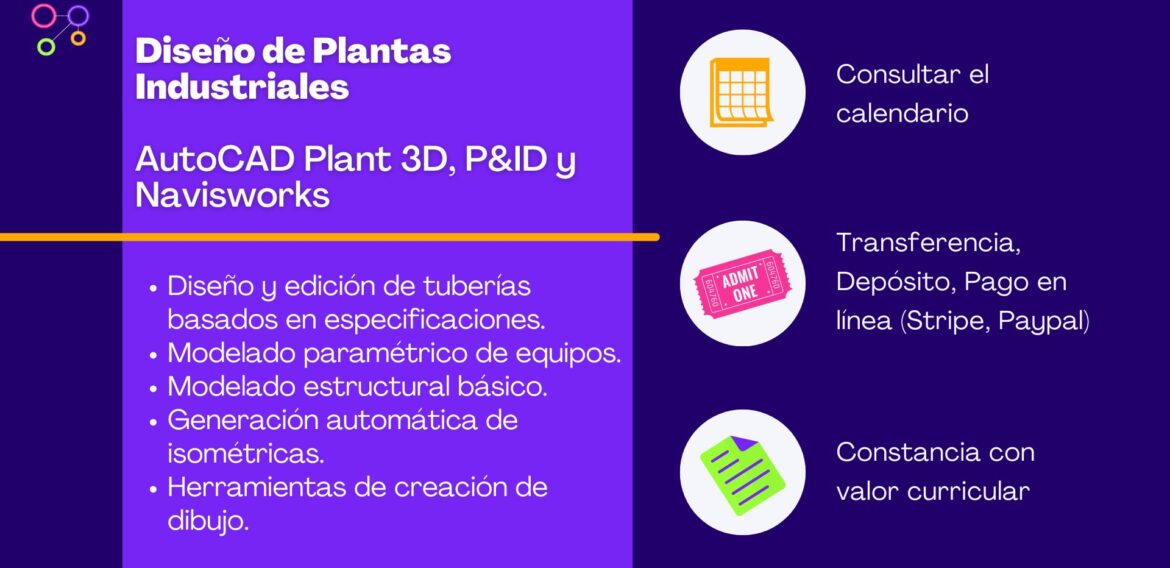 Diseño de Plantas Industriales: AutoCAD Plant 3D, P&ID y Navisworks