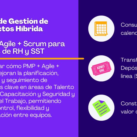 Taller de Gestión de Proyectos Híbrida: PMP + Agile + Scrum para Líderes de RH y SST