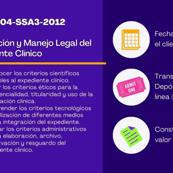 NOM-004-SSA3-2012: Integración y Manejo Legal del Expediente Clínico