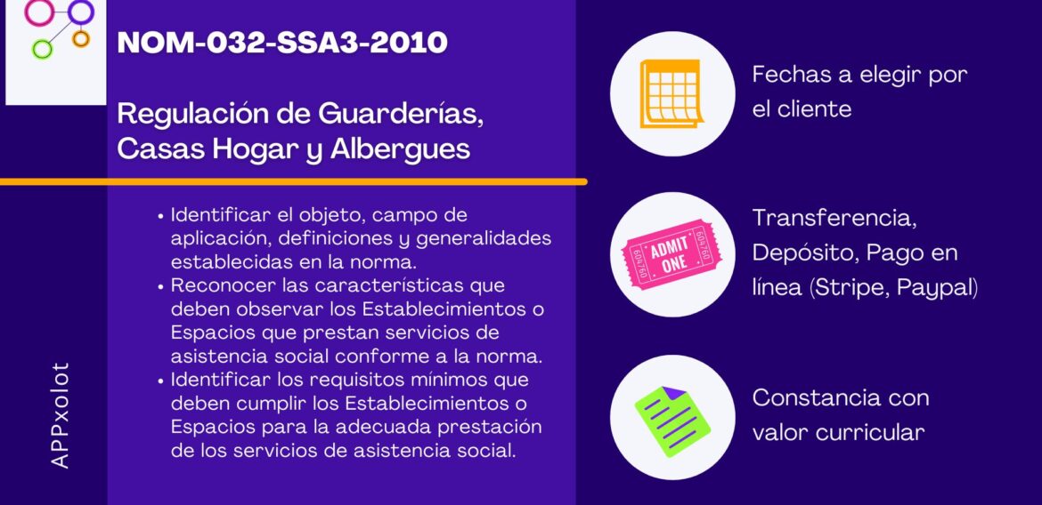 NOM-032-SSA3-2010 Regulación de Guarderías, Casas Hogar y Albergues