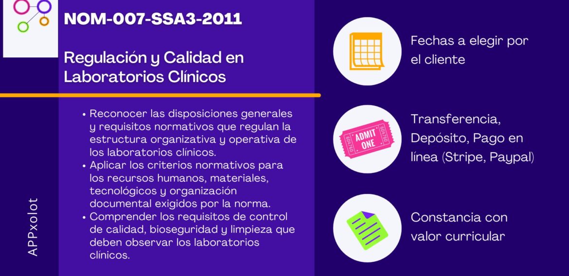 NOM-007-SSA3-2011: Regulación y Calidad en Laboratorios Clínicos