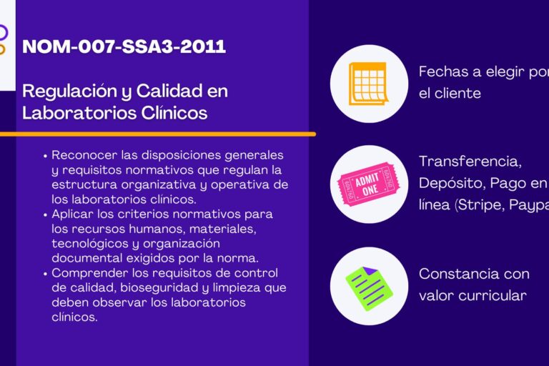 NOM-007-SSA3-2011: Regulación y Calidad en Laboratorios Clínicos
