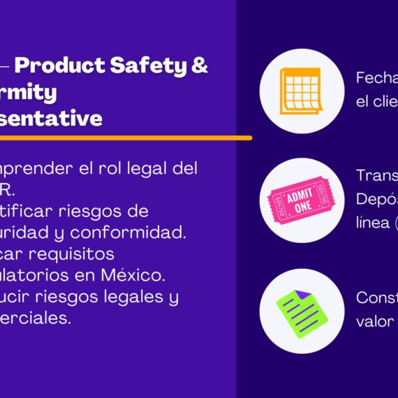 PSCR: Representante de Seguridad y Conformidad del Producto (Enfoque Automotriz y Manufactura)