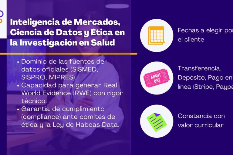 Ciencia de Datos y Market Access en Salud: SISMED, RWE y Ética de Datos