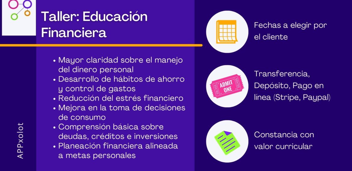 Taller de Bienestar y Educación Financiera: Control de Deudas, Ahorro e Inversión