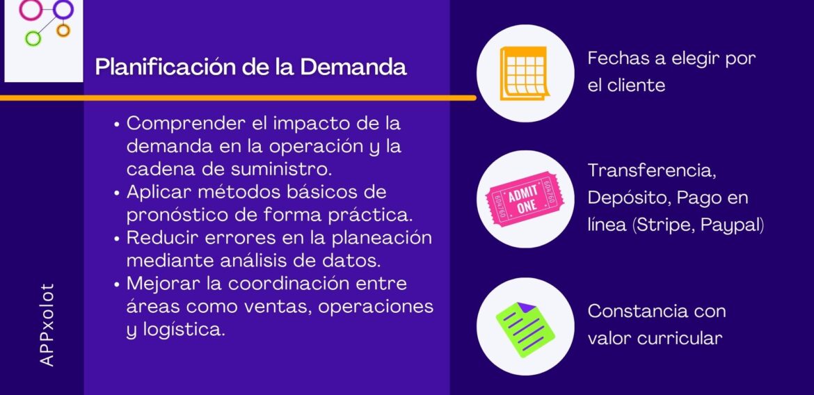 Planeación Estratégica de la Demanda: Pronósticos, S&OP y Optimización de Inventarios