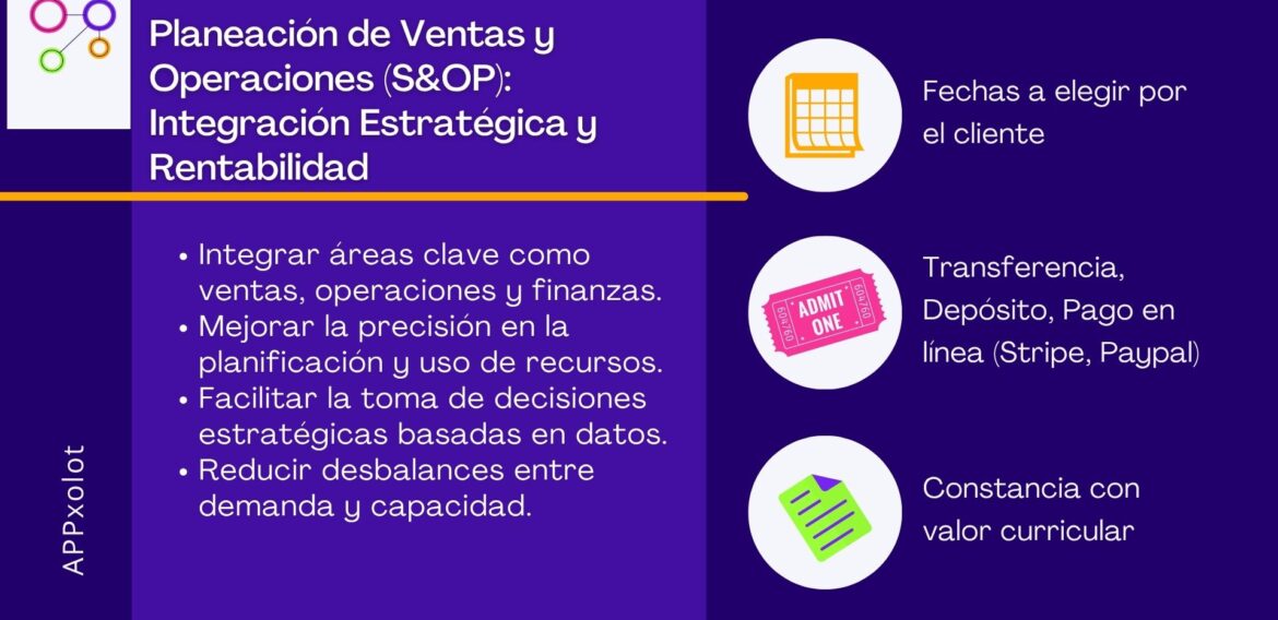 Planeación de Ventas y Operaciones (S&OP): Integración Estratégica y Rentabilidad