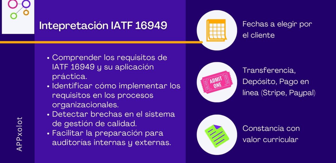 Interpretación Práctica de la Norma IATF 16949: Requisitos y Aplicación Automotriz
