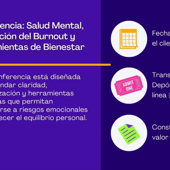 Conferencia: Salud Mental, Prevención del Burnout y Herramientas de Bienestar Diario