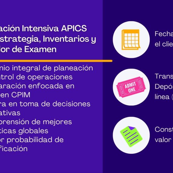 Preparación Intensiva APICS CPIM: Estrategia, Inventarios y Simulador de Examen