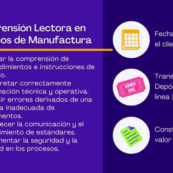 Comprensión Lectora en Manufactura: Una Competencia Clave para la Calidad y la Seguridad